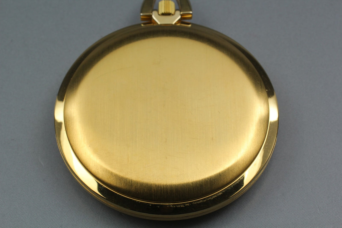 1972 Near MINT OMEGA De Ville Pocket Watch 44mm 131.1746 Manual Gold Roman Men's