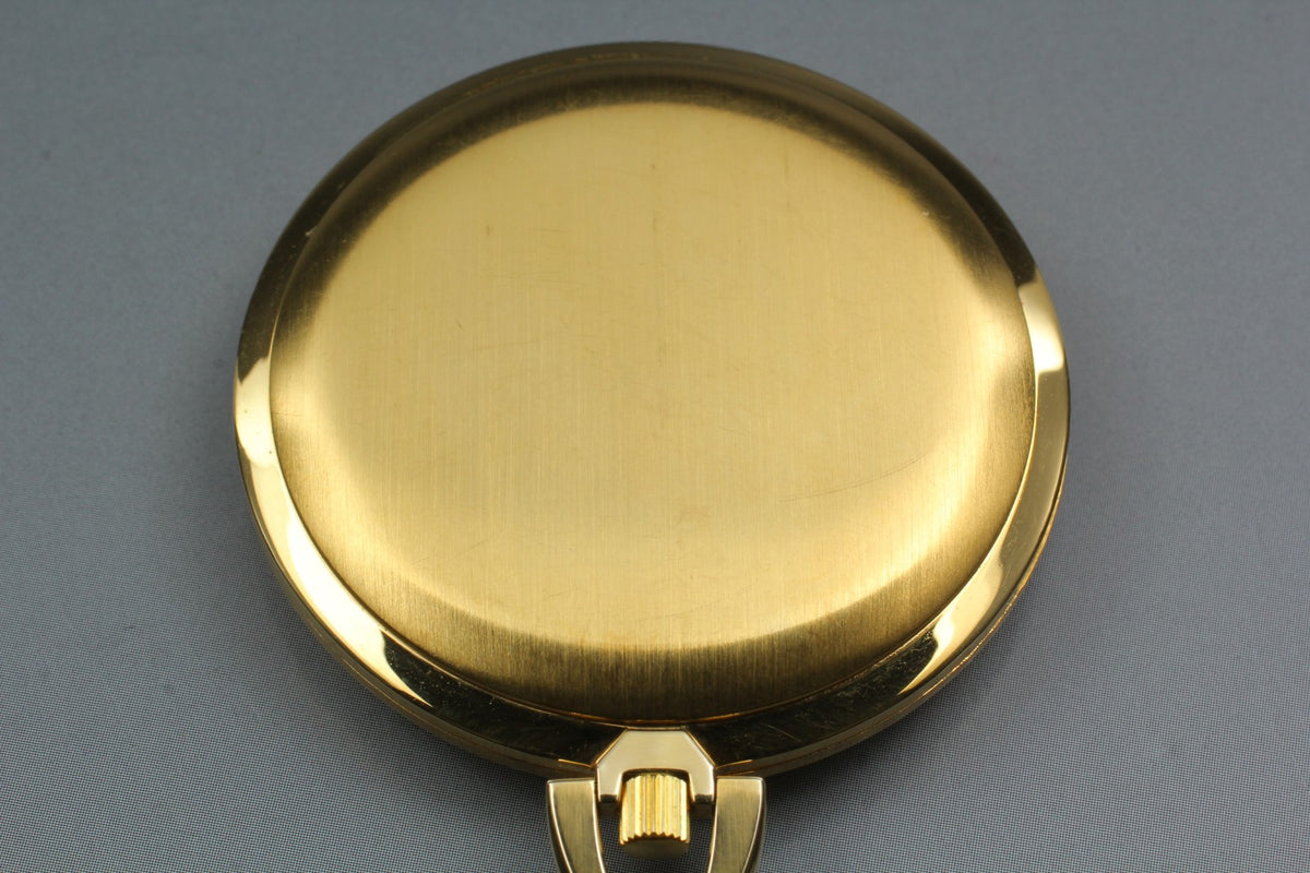 1972 Near MINT OMEGA De Ville Pocket Watch 44mm 131.1746 Manual Gold Roman Men's