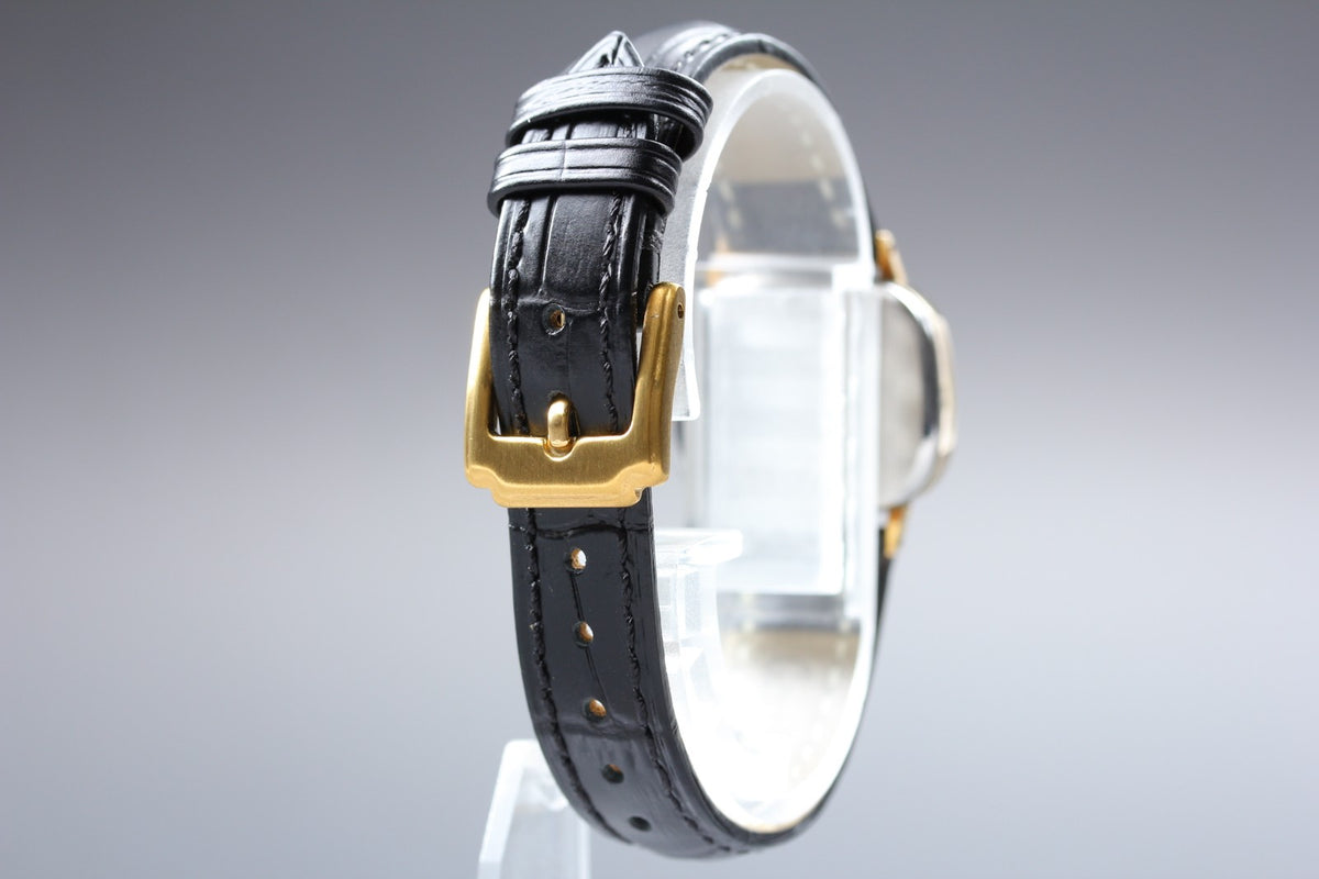1973 Near MINT OMEGA Geneve 24mm 511.413 Manual Gold Dial Women's Watch Vintage
