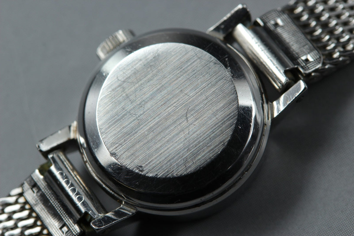 1972 Near MINT OMEGA De Ville 17mm 551.0057 Automatic Silver Dial Women Vintage