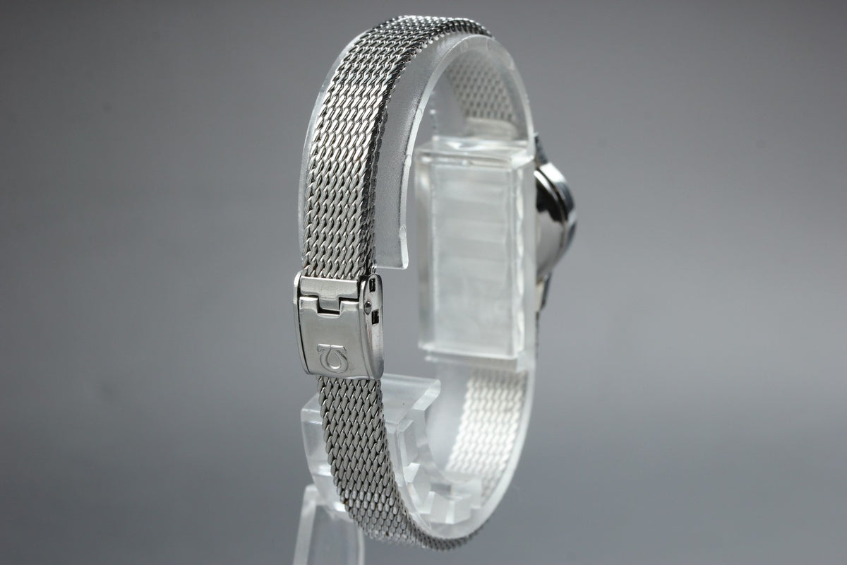1972 Near MINT OMEGA De Ville 17mm 551.0057 Automatic Silver Dial Women Vintage