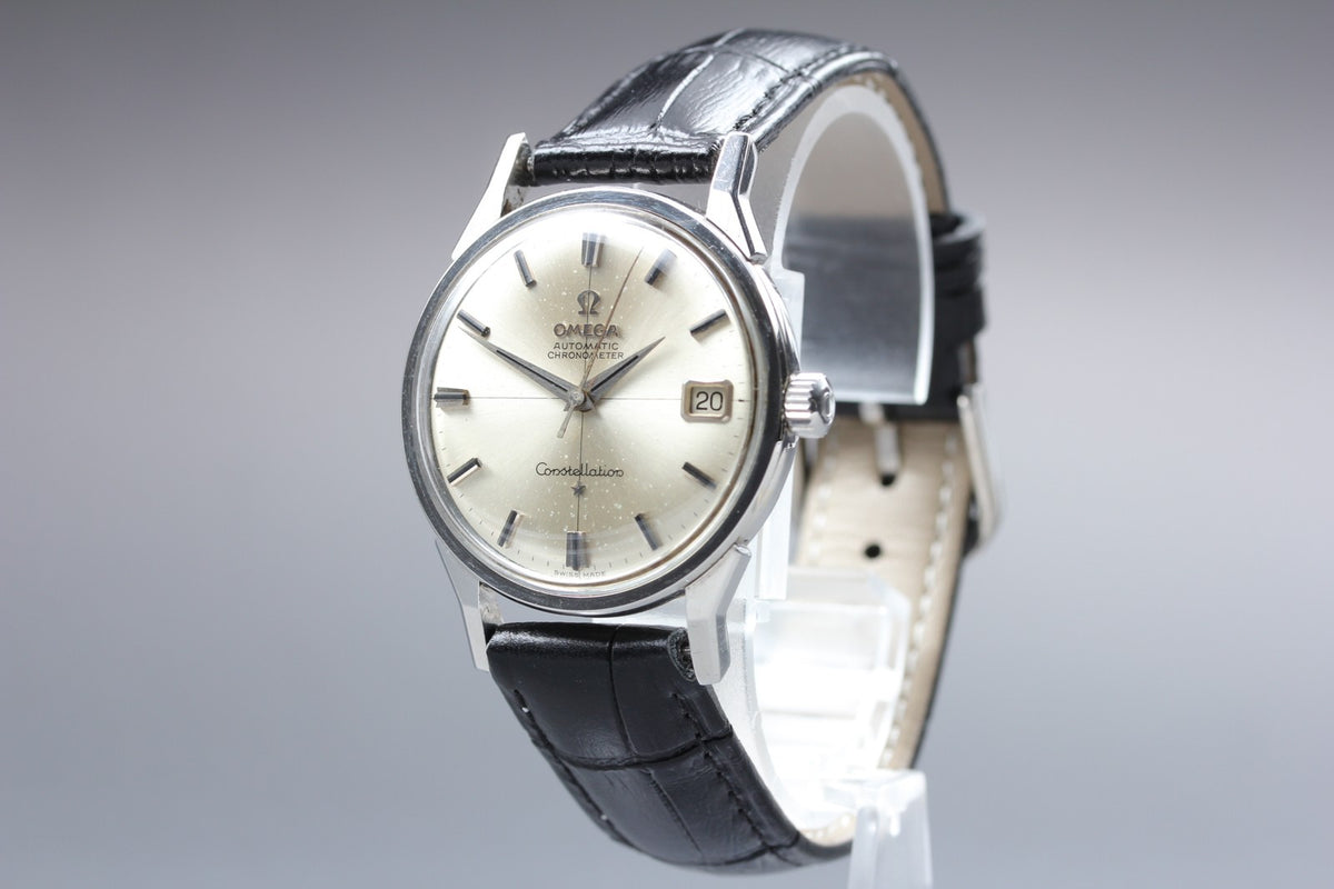 1962 Near MINT OMEGA Constellation 34mm 14902-62 Automatic Silver Men's Vintage