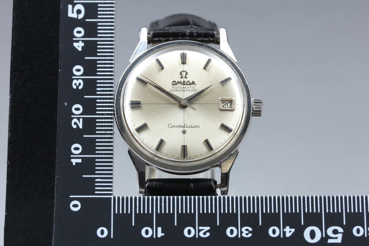 1962 Near MINT OMEGA Constellation 34mm 14902-62 Automatic Silver Men's Vintage