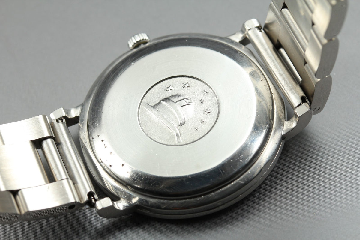 Serviced 1968 Near MINT OMEGA Constellation 34mm 157.0001 Automatic Silver Men's