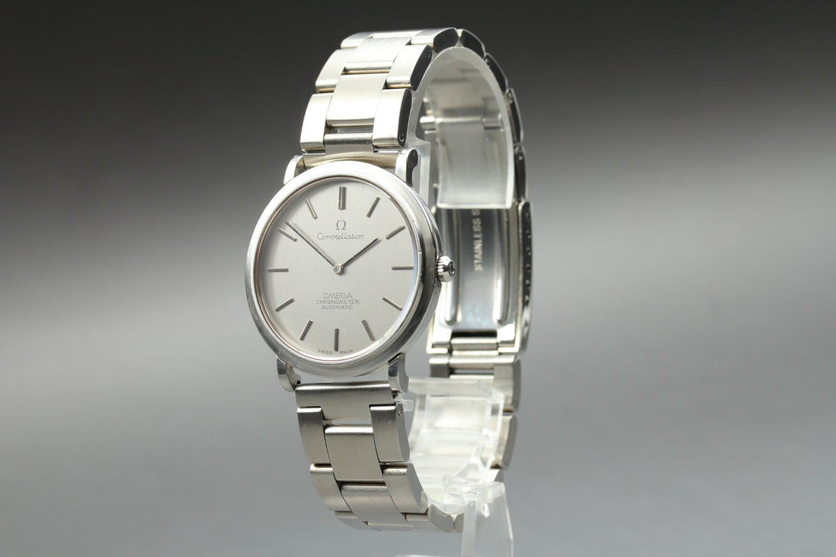 Serviced 1968 Near MINT OMEGA Constellation 34mm 157.0001 Automatic Silver Men's