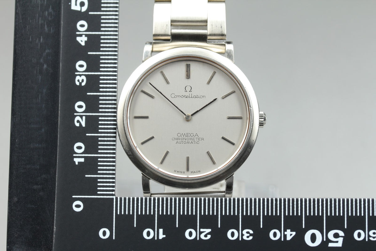 Serviced 1968 Near MINT OMEGA Constellation 34mm 157.0001 Automatic Silver Men's