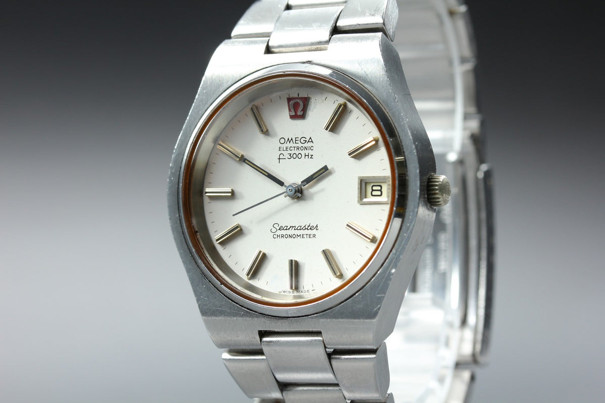 1972 Near MINT OMEGA Seamaster Chronometer f300Hz 38mm 198.0044 Quartz Men's