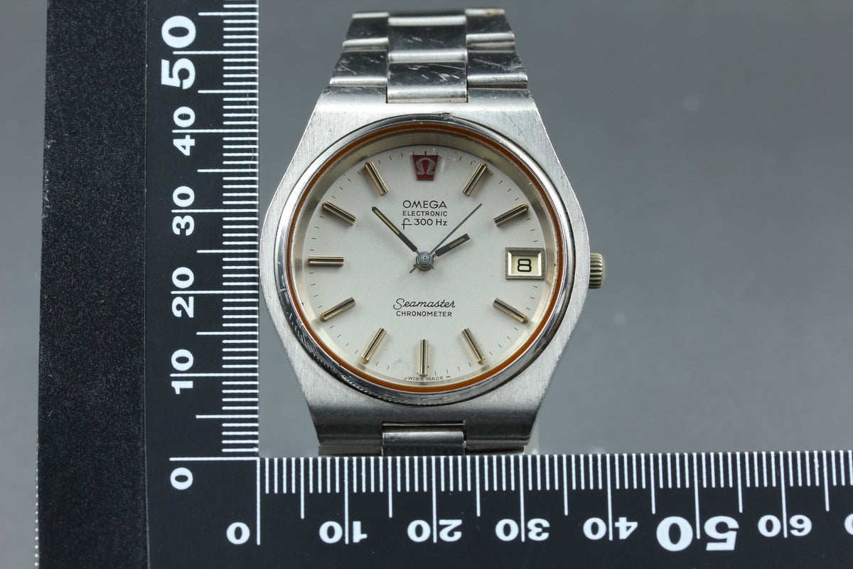 1972 Near MINT OMEGA Seamaster Chronometer f300Hz 38mm 198.0044 Quartz Men's