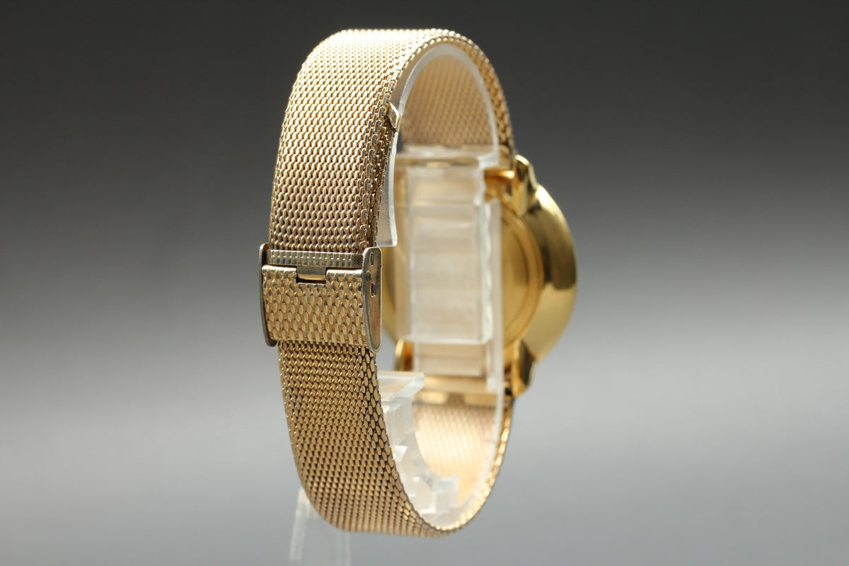 Near MINT OMEGA De Ville 33mm TOOL.104 Manual Gold Dial Men's Watch Vintage