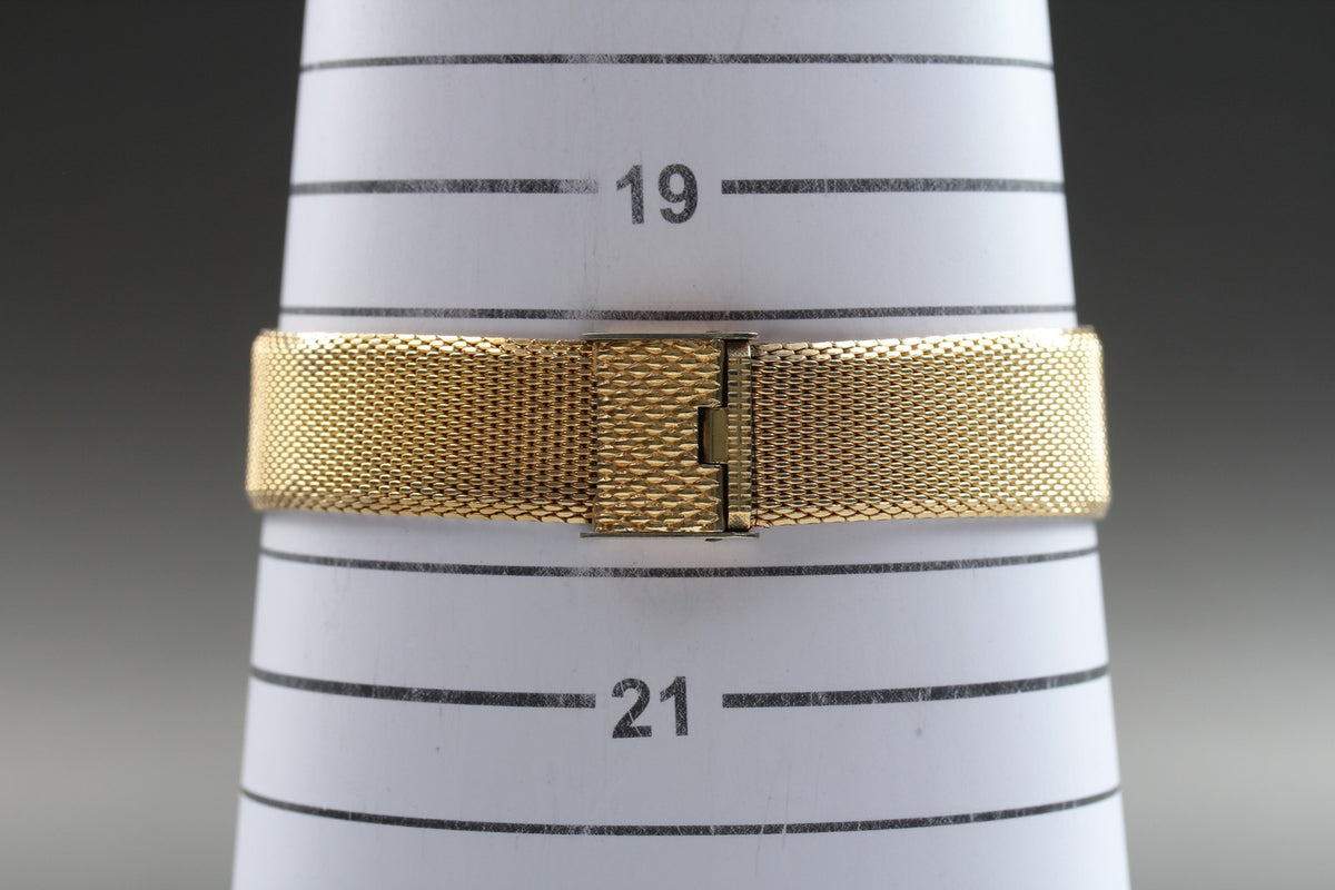 Near MINT OMEGA De Ville 33mm TOOL.104 Manual Gold Dial Men's Watch Vintage