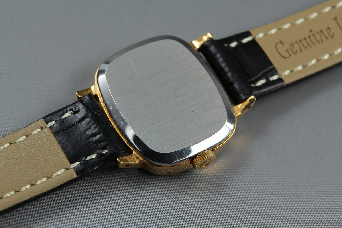 1978 Near MINT OMEGA De Ville 24mm 511.0413 Manual Gold Dial Women's Vintage