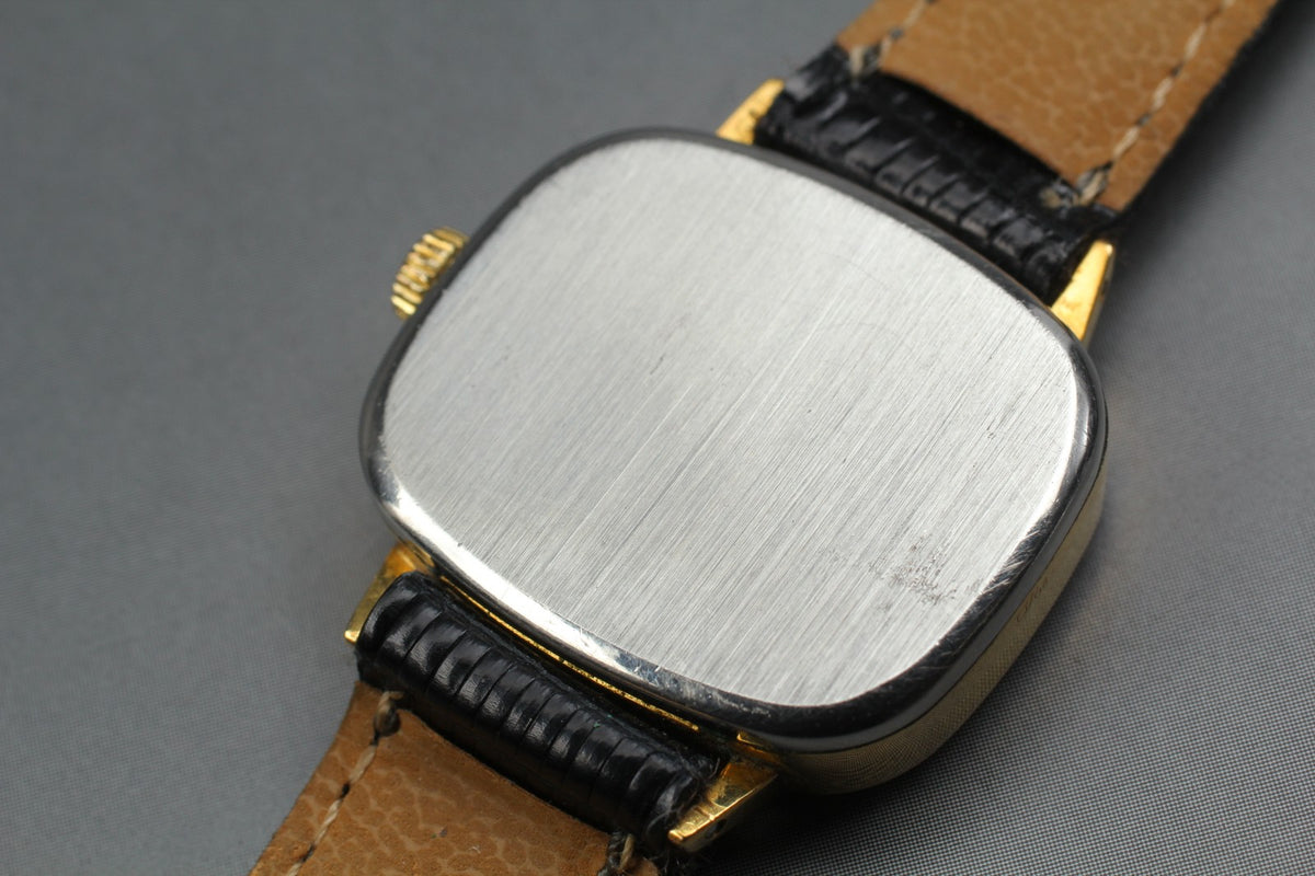 1975 Near MINT OMEGA De Ville 24mm 511.413 Manual Gold Dial Women's Vintage