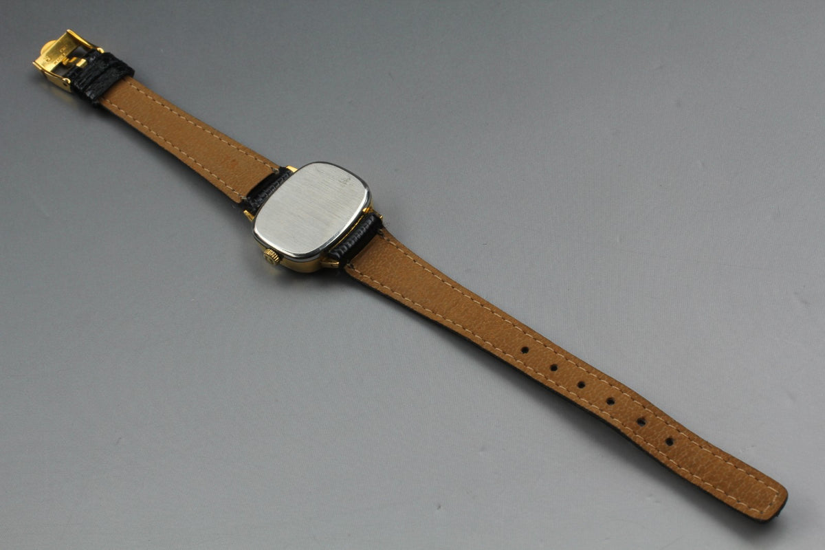 1975 Near MINT OMEGA De Ville 24mm 511.413 Manual Gold Dial Women's Vintage