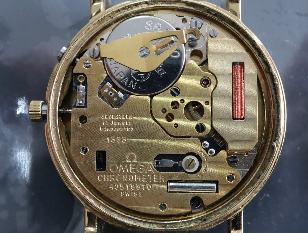 1979 Near MINT OMEGA Constellation Chronometer 35mm 198.0126 Quartz Gold Men's