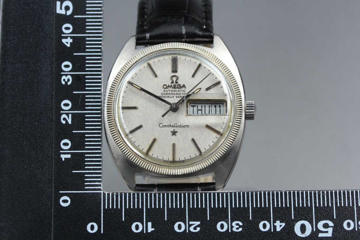 1969 Near MINT OMEGA Constellation 34mm 168.029 Automatic Silver Men's Vintage