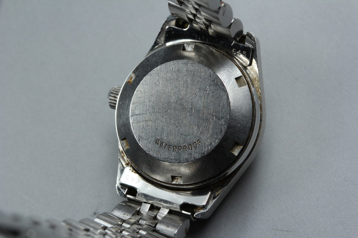 1974 MINT OMEGA Geneve 24mm 566.036 Automatic Silver Dial Women's Watch Vintage