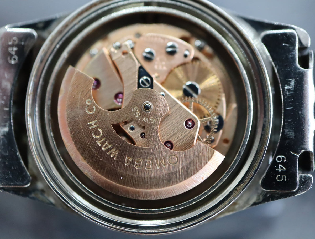 1974 MINT OMEGA Geneve 24mm 566.036 Automatic Silver Dial Women's Watch Vintage