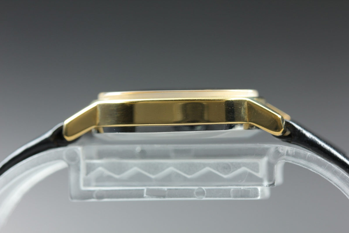 1975 Near MINT OMEGA De Ville 21mm 511.0509 Manual Gold Dial Women's Vintage