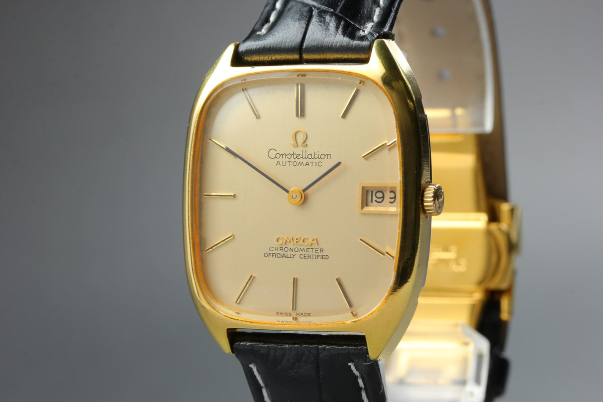 1969 OMEGA Constellation 31mm 154.758 Automatic Gold Dial Men's Vintage Exc+5