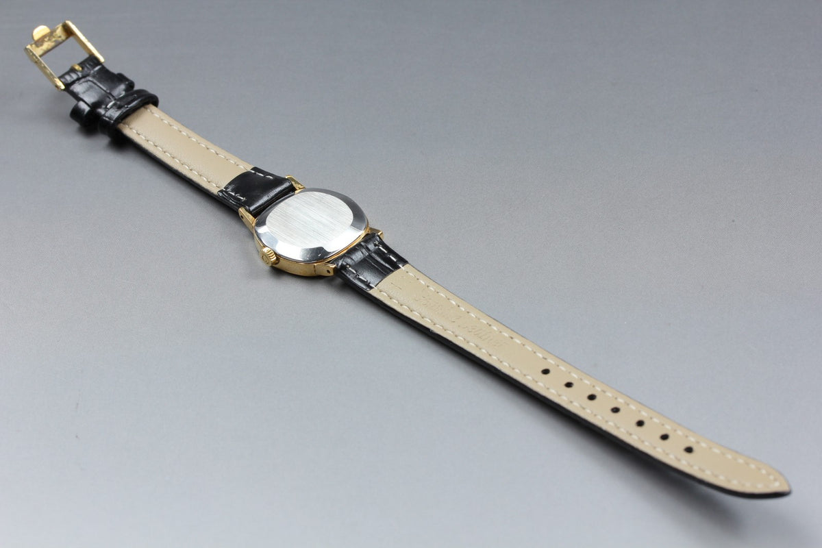 1979 Near MINT OMEGA De Ville 22mm 511.0559 Manual Gold Dial Women's Vintage