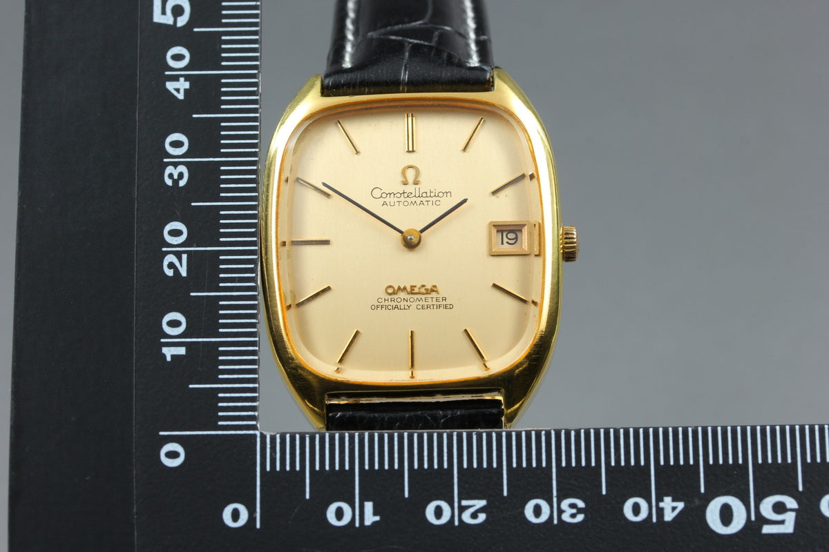 1969 OMEGA Constellation 31mm 154.758 Automatic Gold Dial Men's Vintage Exc+5