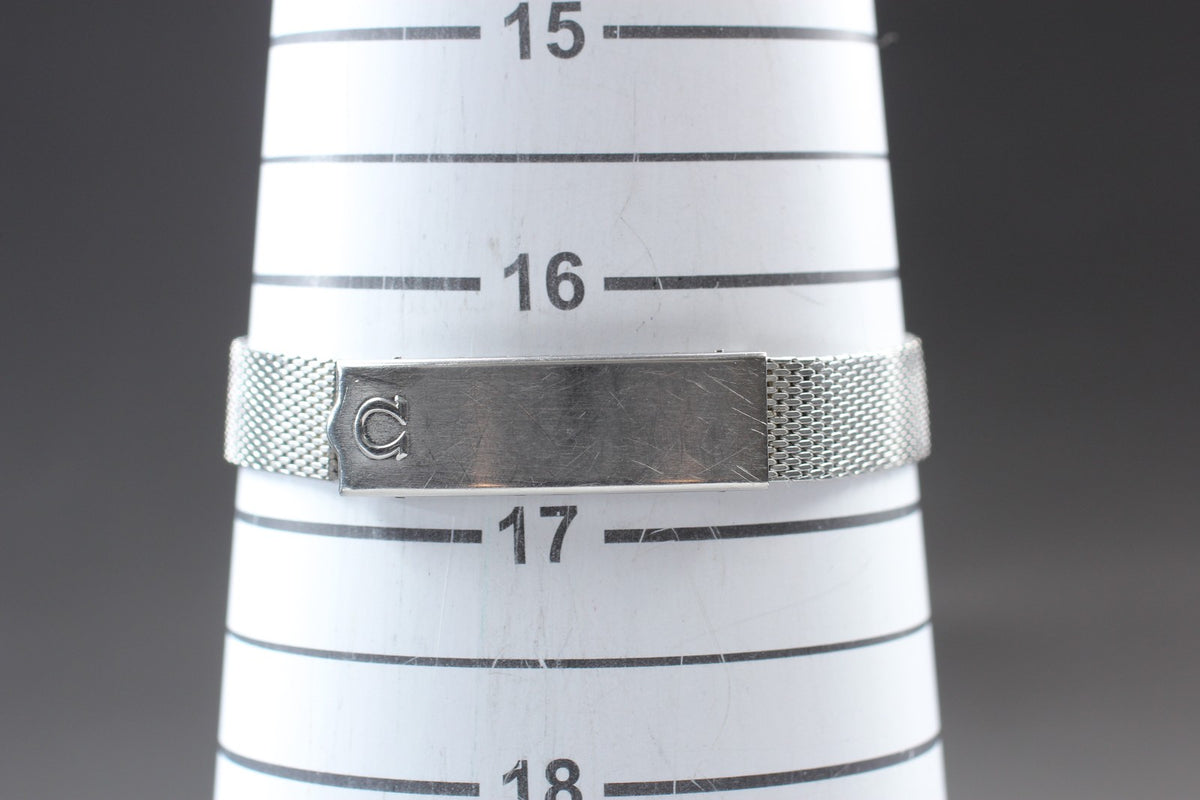 1969 Near MINT OMEGA De Ville 20mm 555.003 Automatic Silver Dial Women's Vintage