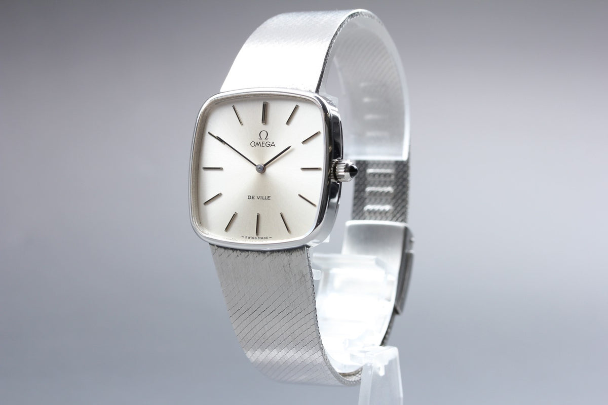 1977 Near MINT OMEGA De Ville 29mm 311.0165 Manual Silver Dial Men's Vintage