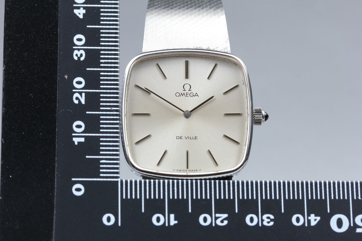1977 Near MINT OMEGA De Ville 29mm 311.0165 Manual Silver Dial Men's Vintage