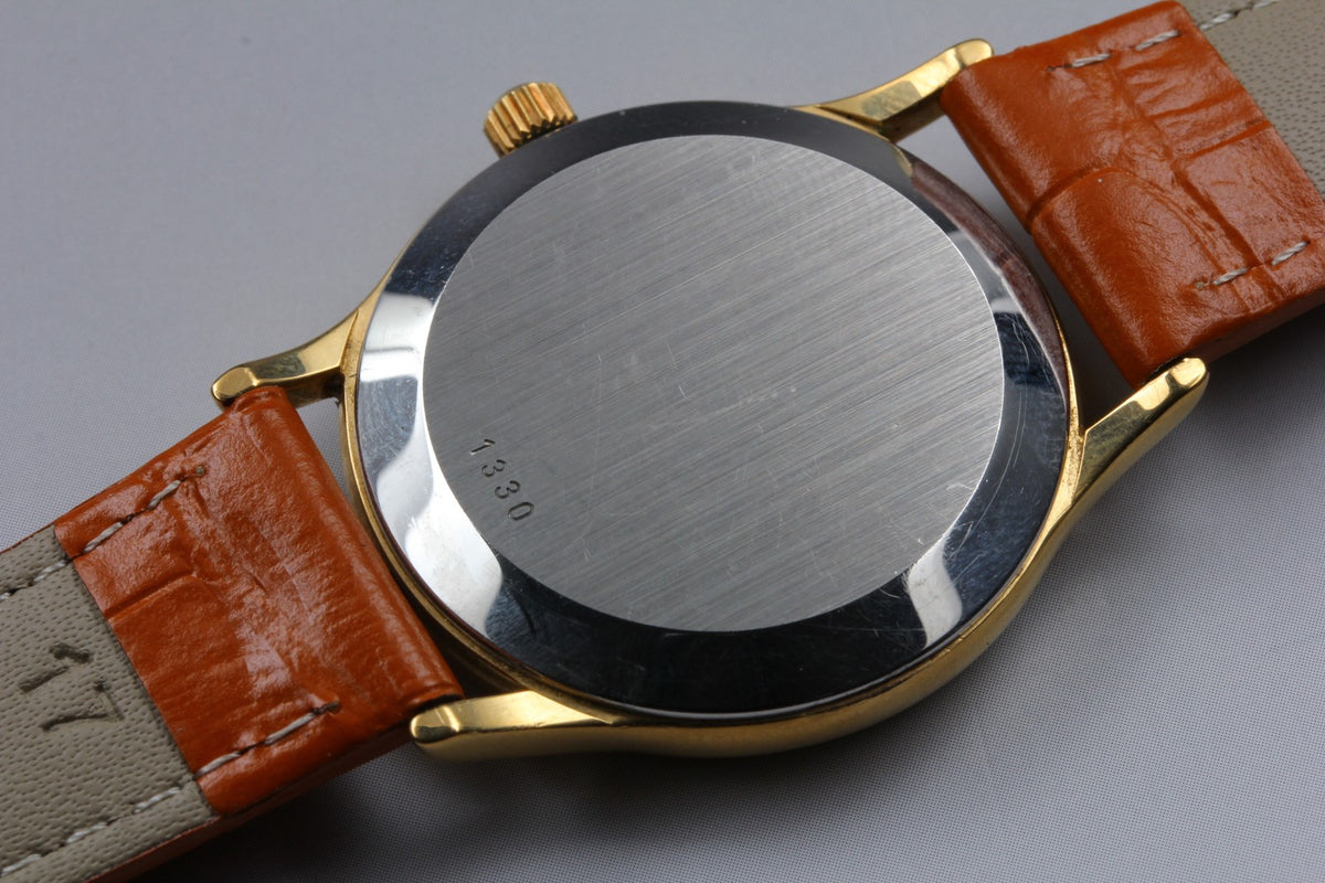 1977 Near MINT/Box, Paper OMEGA De Ville 31mm 191.0072 Quartz Gold Men's Vintage