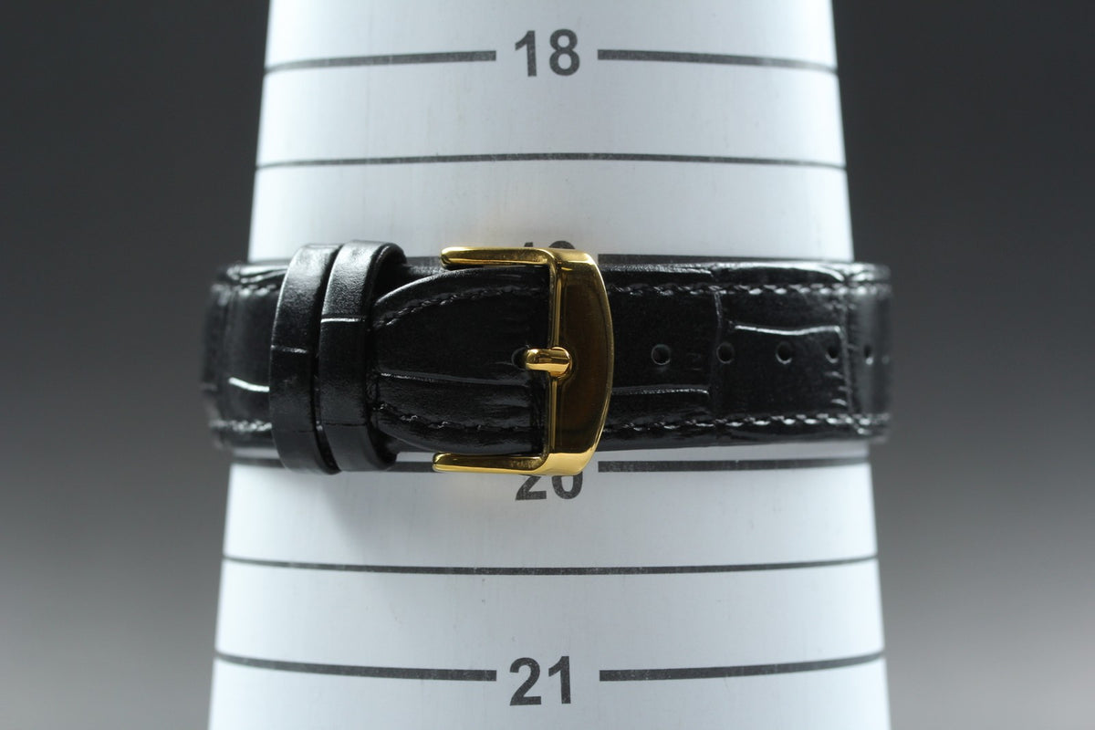 Near MINT OMEGA De Ville 30mm 196.0317 Quartz Gold Dial Men's Watch Vintage