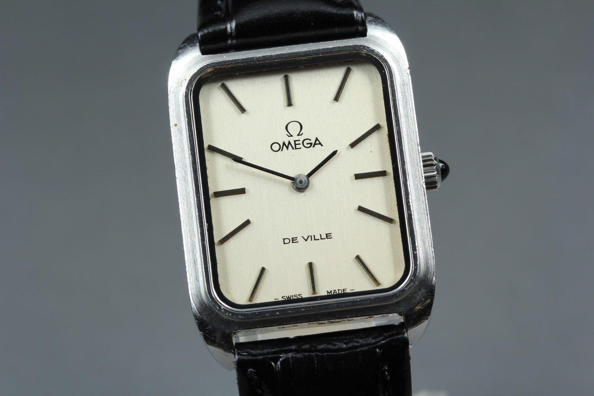 1975 Near MINT OMEGA De Ville 23 mm 511.0503 Manual Silver Dial Women's Vintage