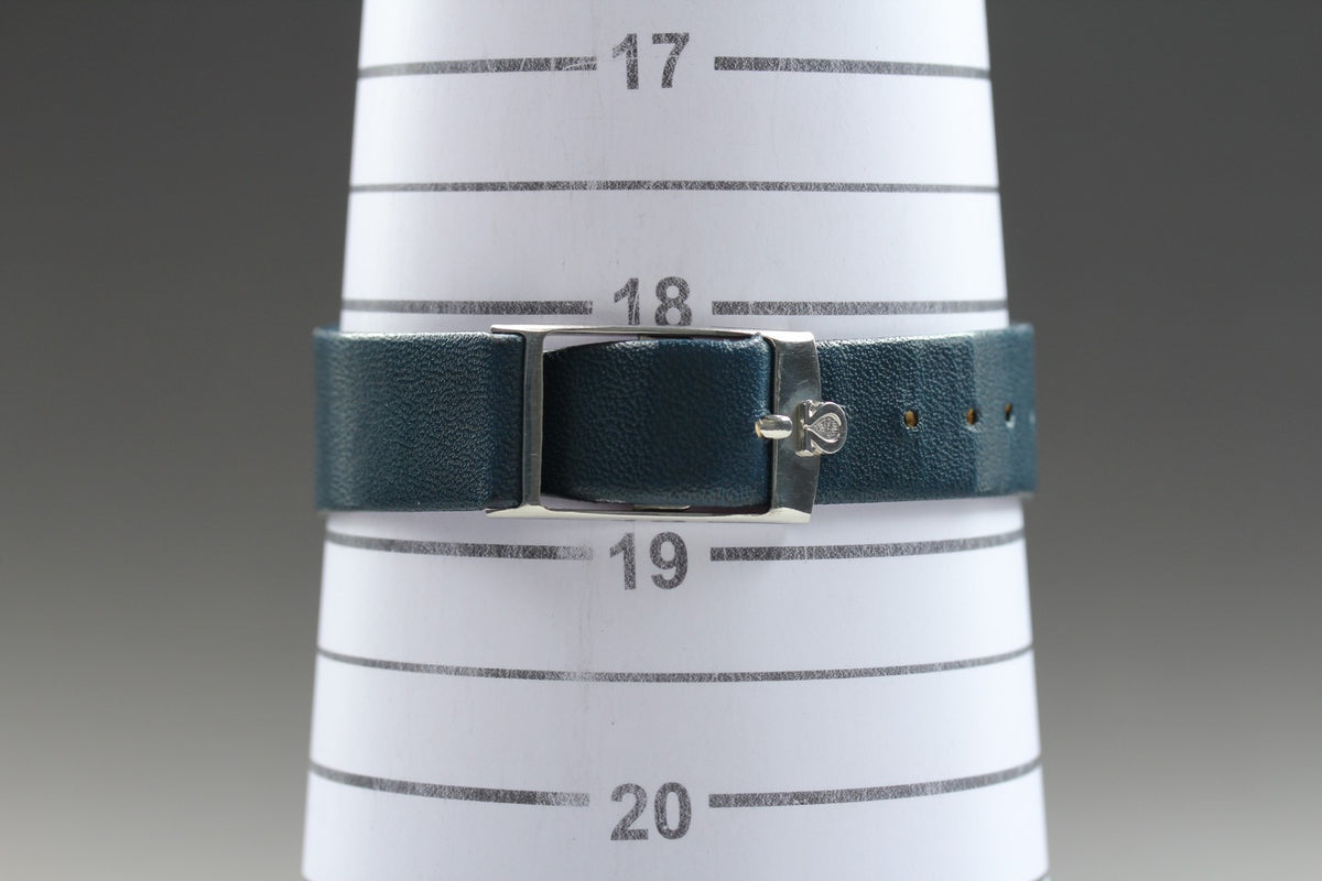 1974 MINT OMEGA De Ville 24mm 511.0404 Manual Silver Dial Tank Unisex Vintage