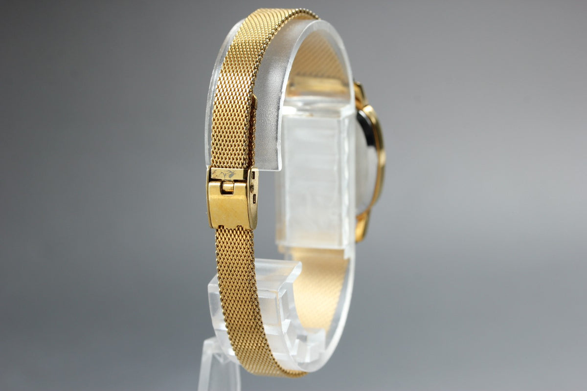 1979 Near MINT OMEGA De Ville 21mm 511.0509 Manual Gold Dial Women's Vintage