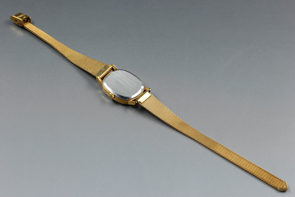 1979 Near MINT OMEGA De Ville 21mm 511.0509 Manual Gold Dial Women's Vintage