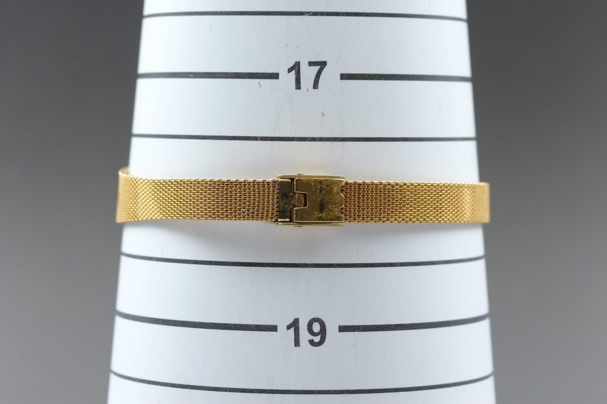 1979 Near MINT OMEGA De Ville 21mm 511.0509 Manual Gold Dial Women's Vintage