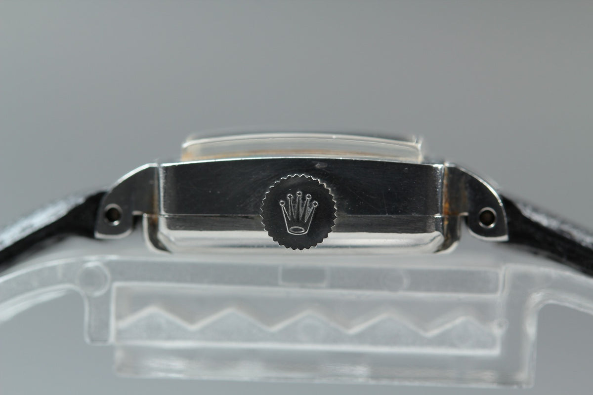 1962 Near MINT ROLEX Precision 18mm 3458 Manual Silver Dial Women's Vintage
