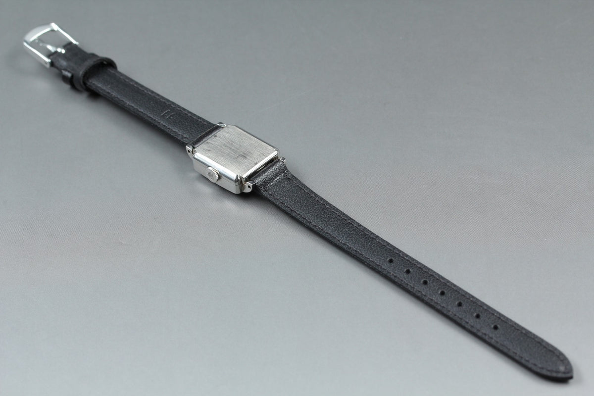 1962 Near MINT ROLEX Precision 18mm 3458 Manual Silver Dial Women's Vintage