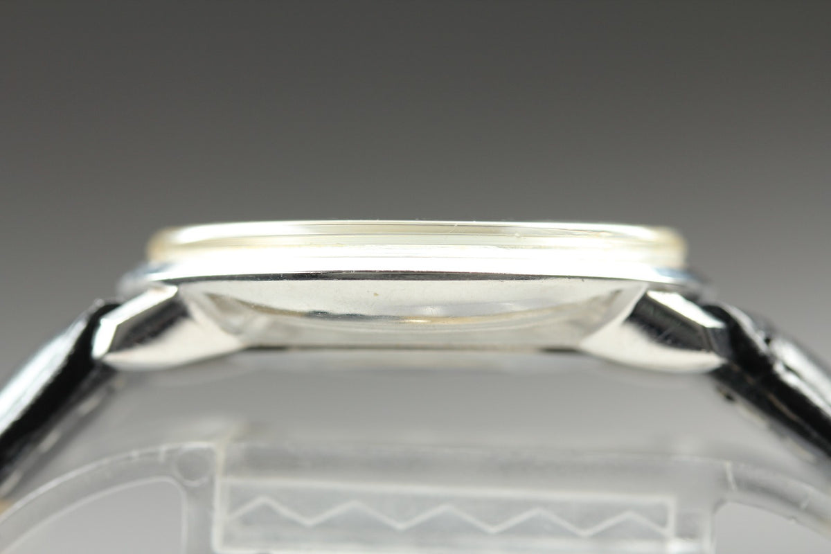 1970s Near MINT OMEGA De Ville 33mm TOOL.104 Manual Silver Men's Watch Vintage