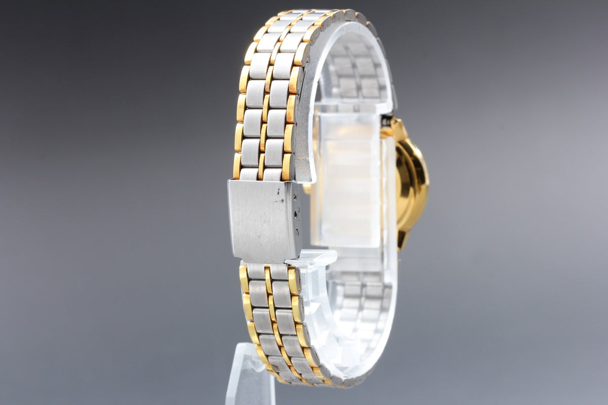Near MINT OMEGA De Ville 22mm 515.007 Manual Silver Crosshair Dial Women Vintage