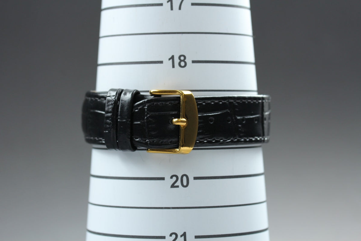 1986 OMEGA De Ville 30mm 195.0077.2 Quartz White Arabic Dial Men's Vintage Exc+5