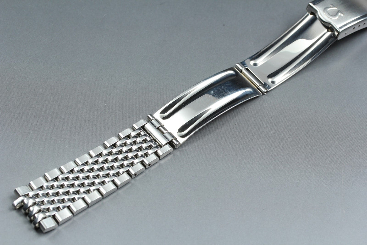 Near MINT OMEGA Beads of Rice Bracelet 18mm FF564/1037 Stainless steel Men's