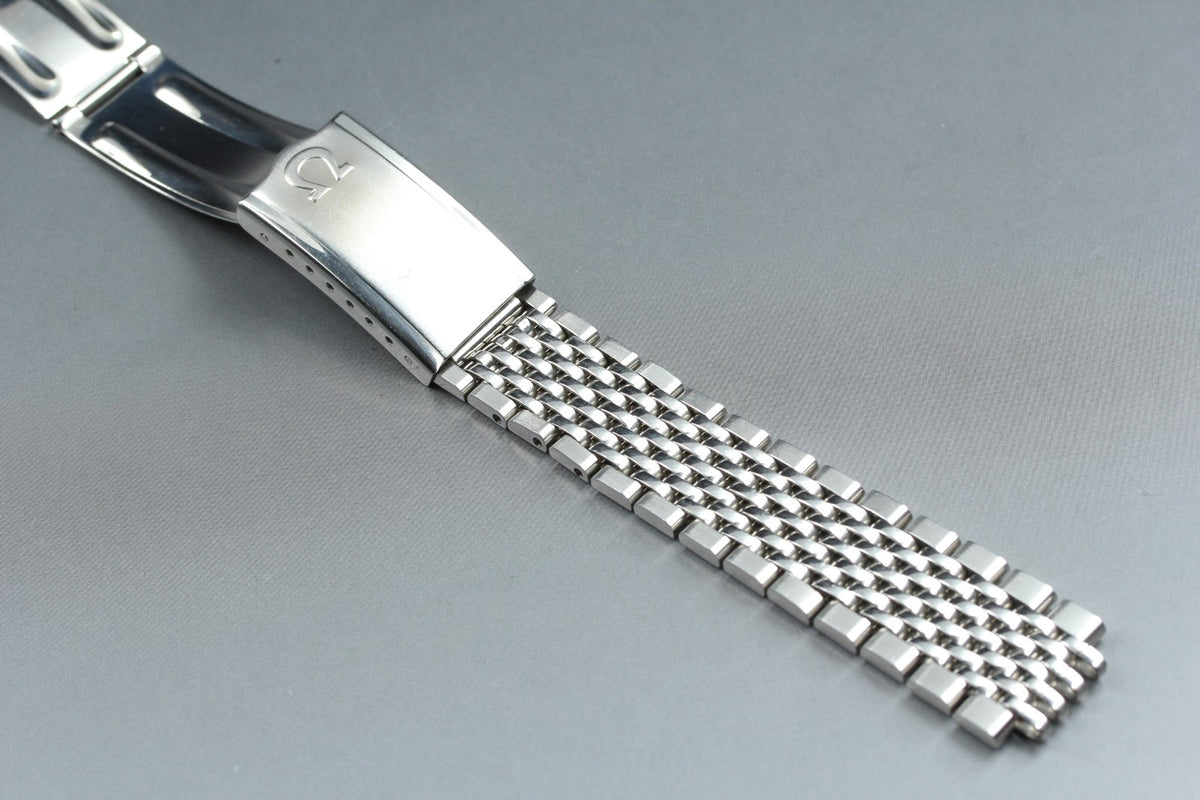 Near MINT OMEGA Beads of Rice Bracelet 18mm FF564/1037 Stainless steel Men's