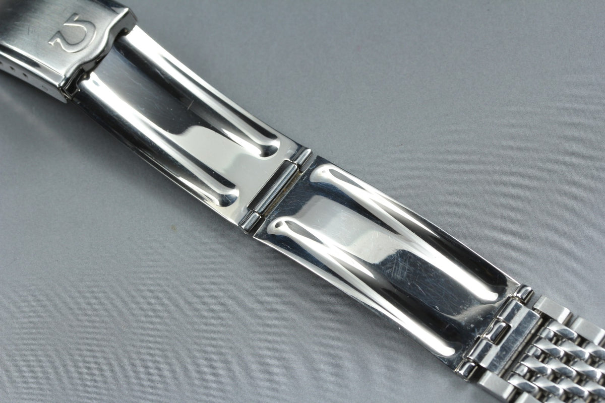 Near MINT OMEGA Beads of Rice Bracelet 18mm FF564/1037 Stainless steel Men's