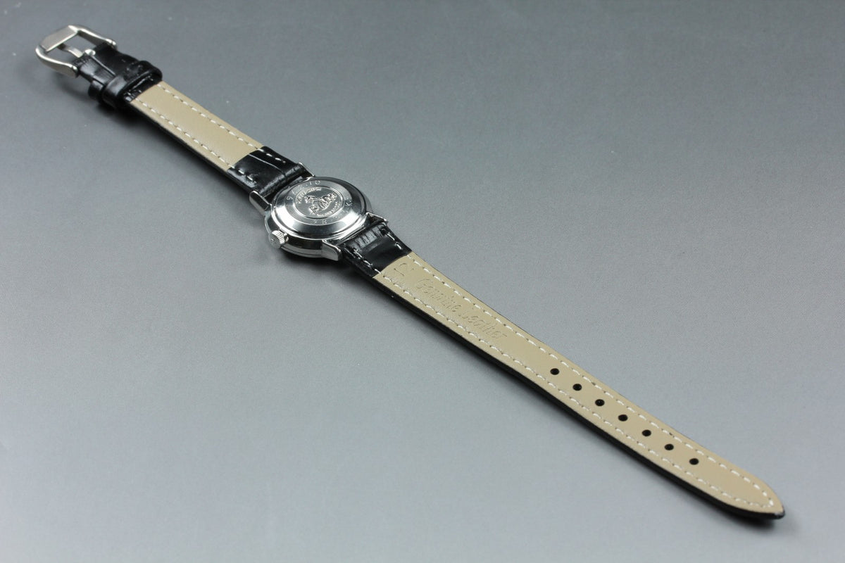 Near MINT OMEGA Seamaster De Ville 22mm Manual Silver Dial Women's Watch Vintage