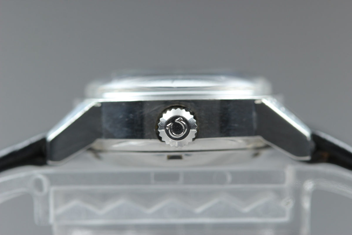 1972 Near MINT OMEGA Geneve 22mm 566.045 Automatic Silver Dial Women's Vintage
