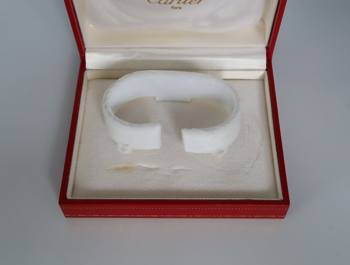 Near MINT Cartier Vintage Red Watch Box Genuine Case Only From JAPAN #3070