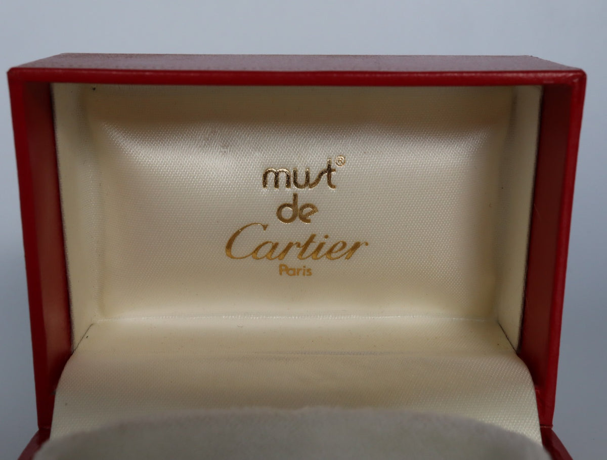 Near MINT Cartier Vintage Red Watch Box Genuine Case Only From JAPAN #2998