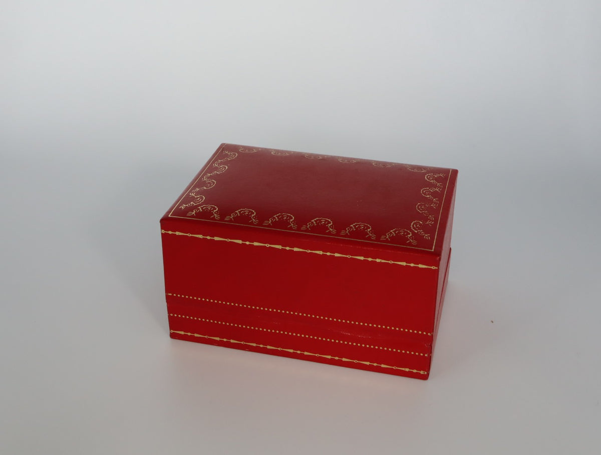 Near MINT Cartier Vintage Red Watch Box Genuine Case Only From JAPAN #2998