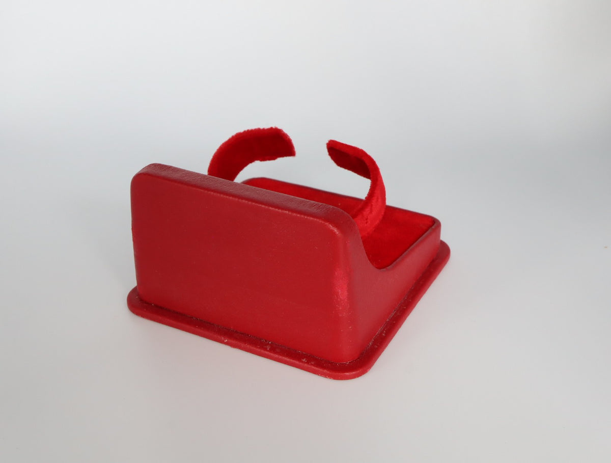 Near MINT OMEGA Vintage Red Watch Box Genuine Case Only From JAPAN #3363