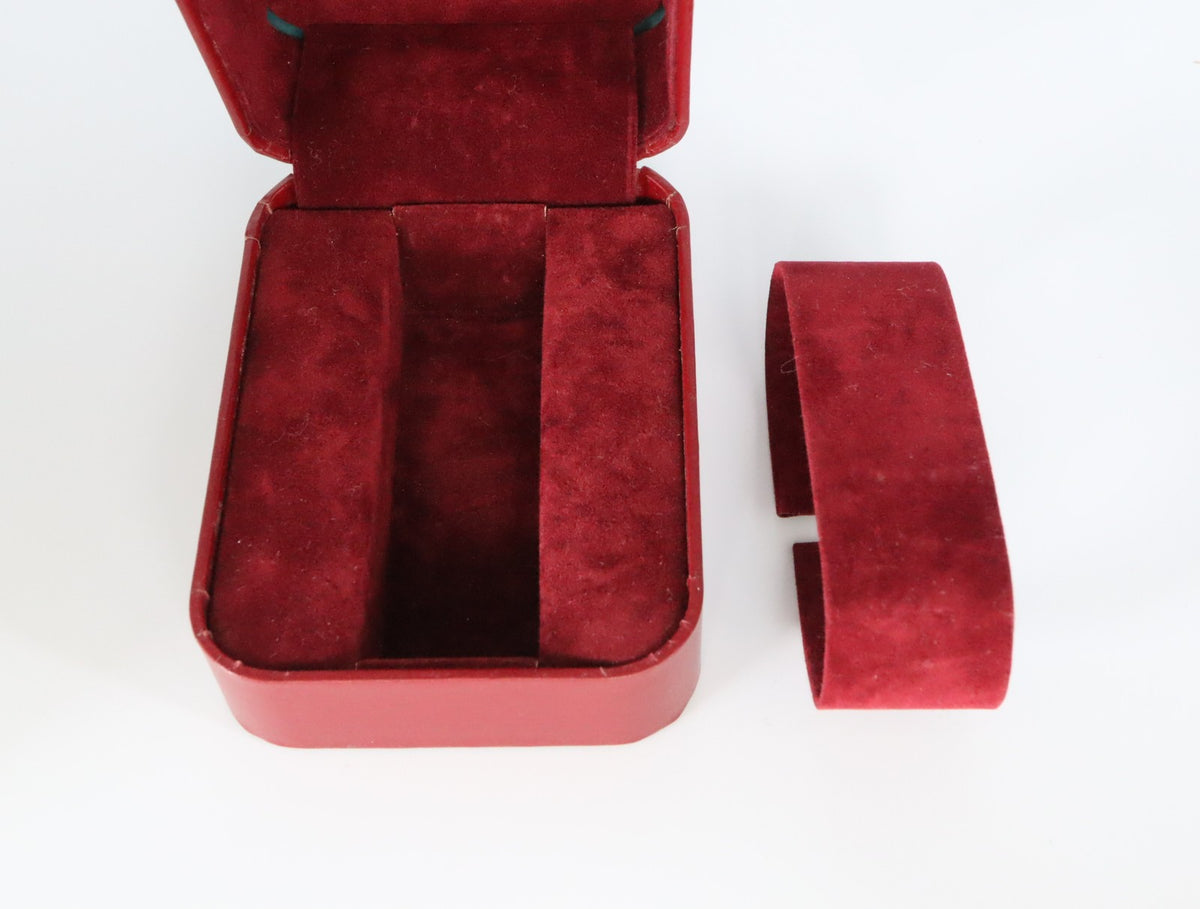 Near MINT OMEGA Vintage Red Watch Box Genuine Case Only From JAPAN #3116